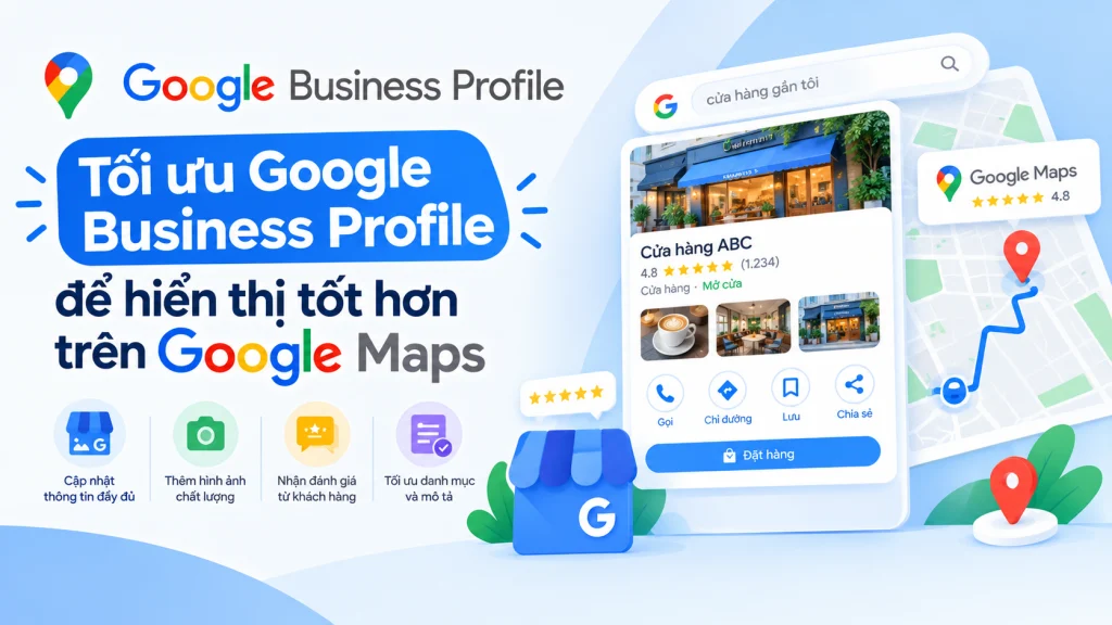 Tối ưu Google Business Profile để hiển thị tốt hơn trên Google Maps