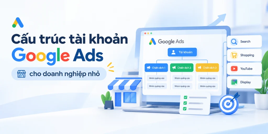 Cấu trúc tài khoản Google Ads cho doanh nghiệp nhỏ